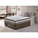 Conjunto Cama Box Solteiro de Molas Ensacadas D33 Cama inBox Select Firme 88x188x70 Café