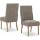 Kit 2 Cadeiras Sala De Jantar Eloa Suede Marrom Amendoa Henn