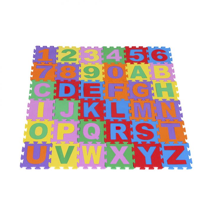 Tapete Alfabeto Numérico Colorido