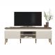 Rack Para TV 75 POL 2 Portas 180 cm 4379 Pinho Off White ARLY