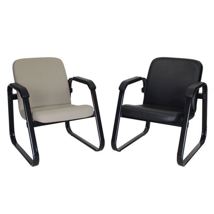 Conjunto De 02 Sofás Para Sala De Espera  Linha Ramsés Bege