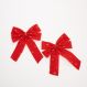 Kit 4 Lacinhos Enfeite Árvore Natal Laços Vermelhos 13cm