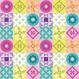 Papel de Parede Kids Azulejo Geométrico Vivo