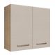 Armário de Cozinha Aéreo 70 cm 2 Portas Rustic/Crema Agata Madesa