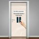 Adesivo de Porta para Psicologia Permita-se Pausar-83X210Cm