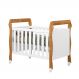 Berço Mini Cama Soninho 3 em 1 Tigus Baby Amadeirado