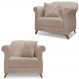 Kit 2 Poltronas Decorativas Retro Polo Linho Areia Ezz