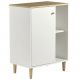 Gabinete Banheiro 1 Porta 2 Prateleiras 60 cm BN06 Branco Dtall