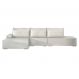 Image of Sofá 5 Lugares Toronto com Chaise Esquerdo Poliéster Creme MO895UP33HEKMOB