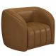 Poltrona Decorativa Para Sala De Estar Lazio M03 Couríssimo Whisky - Lyam Decor