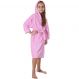 Roupão Liso Infantil Malha Felpudo com Bolsos e Capuz