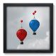 Quadro Decorativo - Balão - 33cm x 33cm - 049qndbp