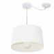 Pendente Cone Com Desvio Md-4275 Cúpula30/40x45cm Branco - Bivolt