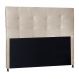 Cabeceira Casal 1,40m Berlim Suede Bege - Pallazio