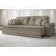 Sofá Palermo 2,20m Retrátil e Reclinável Velosuede Bege - NETSOFAS