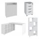 Conjunto Escritório Home Office 4 Peças Mity A06 Branco - Mpozenato