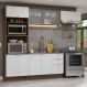 Armário de Cozinha Completa 270 cm Rustic/Branco Vik Madesa 03
