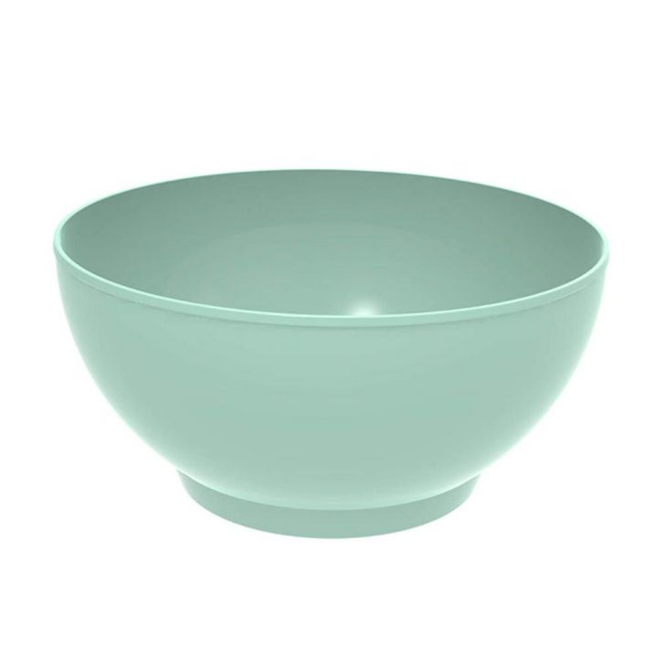 Tigela Grande Crippa Travessa Redonda 3,1L Verde Menta Servir Salada Sobremesa Pratos Quentes