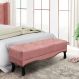Recamier Vicenza Veludo Rosa 160 cm