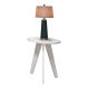 Mesinha Lateral Prince Branco Fosco - Reller