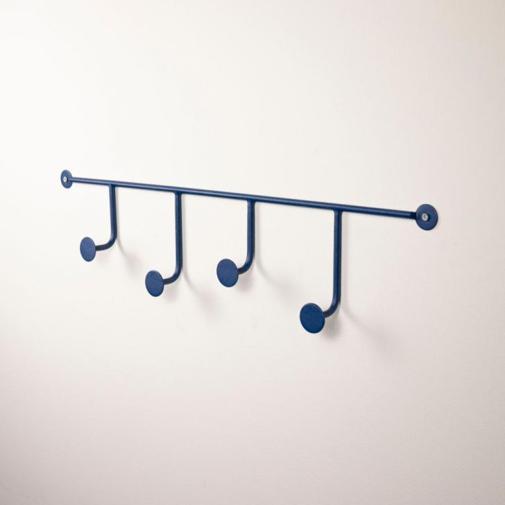 Cabideiro de parede Lapa Cor:Azul