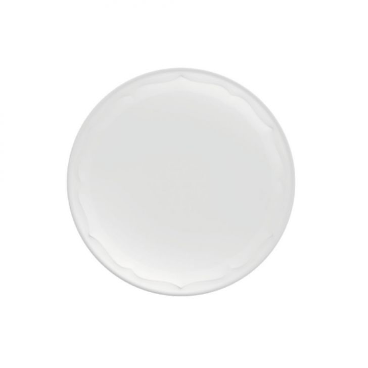 Prato Sobremesa Clássica Branco 22 cm