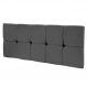 Cabeceira Painel Nina para Cama Box de 140 cm Cinza - Ibiza