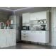 Kit de Cozinha Ravena 5 PT 3 GV Nobre e Grafite Branco