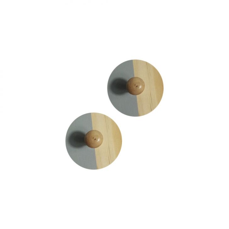 Kit de Ganchos de Madeira Oikos Natural