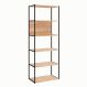 Estante Shelf Calvi e Preta 173 cm