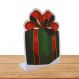 Enfeita Natal Display de Mesa Papai Noel Presente 24x15 cm
