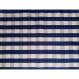 Lugar Americano tecido luxo designer decorativo Xadrez azul