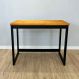 Mesa para Escritório de Madeira Pinus Linea Carvalho e Preto