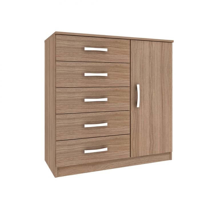 Cômoda Zurique 1 Porta 5 Gavetas Demolição