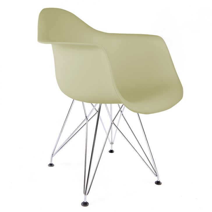 Cadeira Eiffel Cromada e Fendi