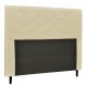 Cabeceira Luna Para Cama Box Casal 140 cm Corino Bege - D'Rossi