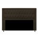 Cabeceira Queen Bianca 160 CM Suede Marrom - D A Decor