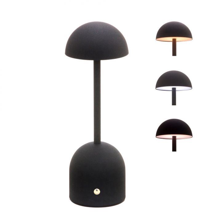 Luminária de Mesa Led Preta