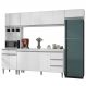 Cozinha Modulada 5 Peças 281 cm Andreia Branco REAJL