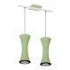 Lustre Pendente Design 7922 2 Lâmpadas Gu10 Verde