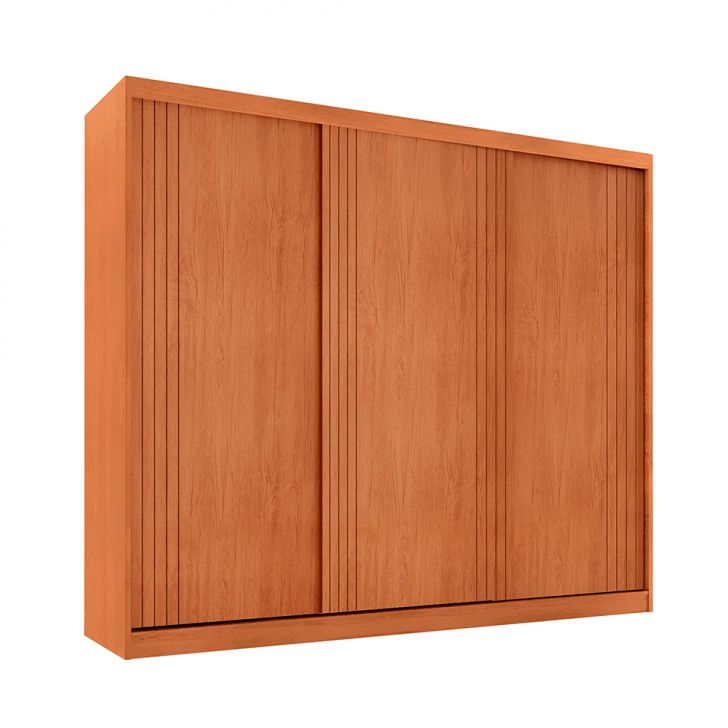 Guarda-roupa Casal Royale 100% Mdf 3 Portas Naturalle