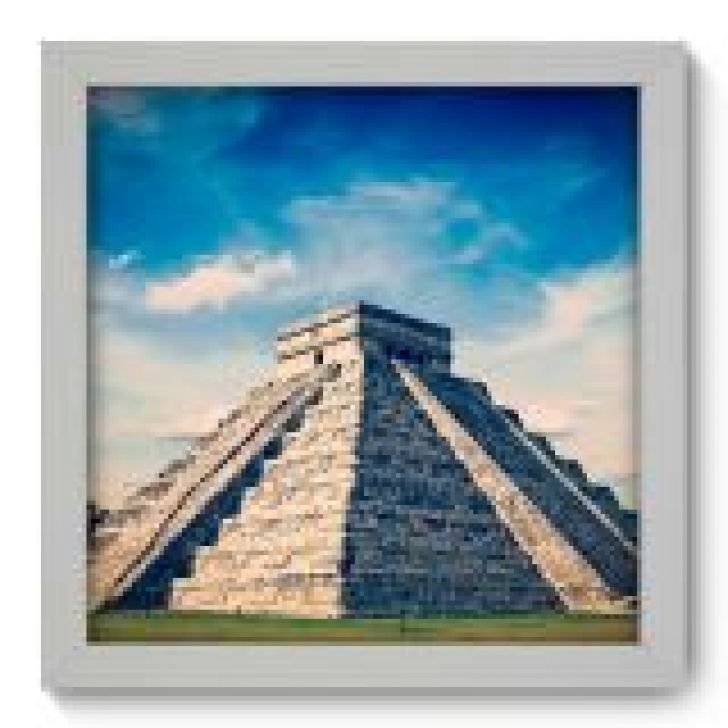 Quadro Decorativo - Pirâmide - 22cm x 22cm - 031qnmab