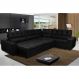 Sofá de Canto Retrátil, Reclinável, Molas Cama inBox Austin 3,65X2,54 ou 2,54X3,65 Suede Preto