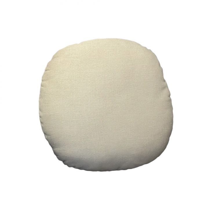 Almofada Decorativa Redonda Candy 45x45 Linho Cru