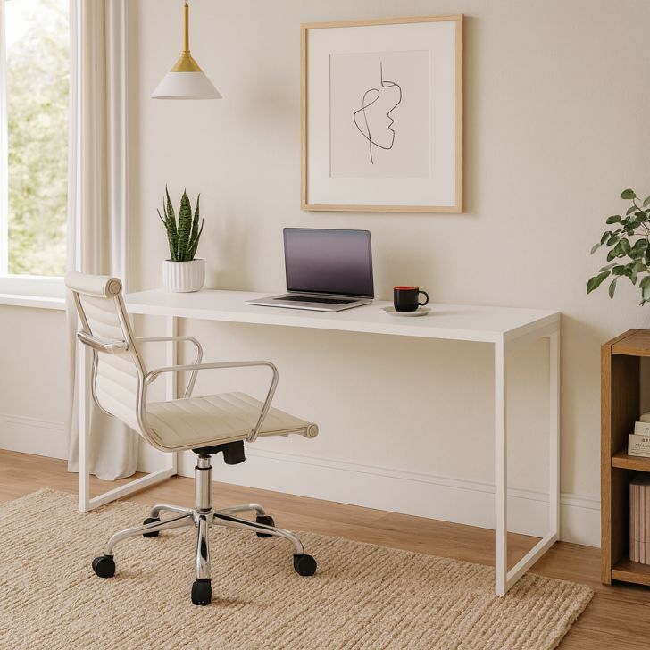 Escrivaninha Nanda Branca 120 cm