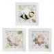 Trio De Quadros Flora Quarto Bebê Infantil Menina