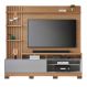 Painel Home Theater Invernia 4 Prateleiras Spot LED c/ Pés 65