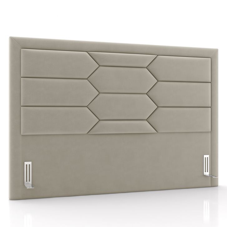 Cabeceira Cama Box Casal Queen 160cm Texas P02 Veludo Bege - Mpozenato