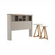 Jogo de Cabeceira com Mezanino Lateral Cambridge Off White Nature