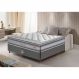 Conjunto Cama Box Casal de Molas Ensacadas D33 com Pillow TOP Cama inBox Select 138x188x70 Cinza
